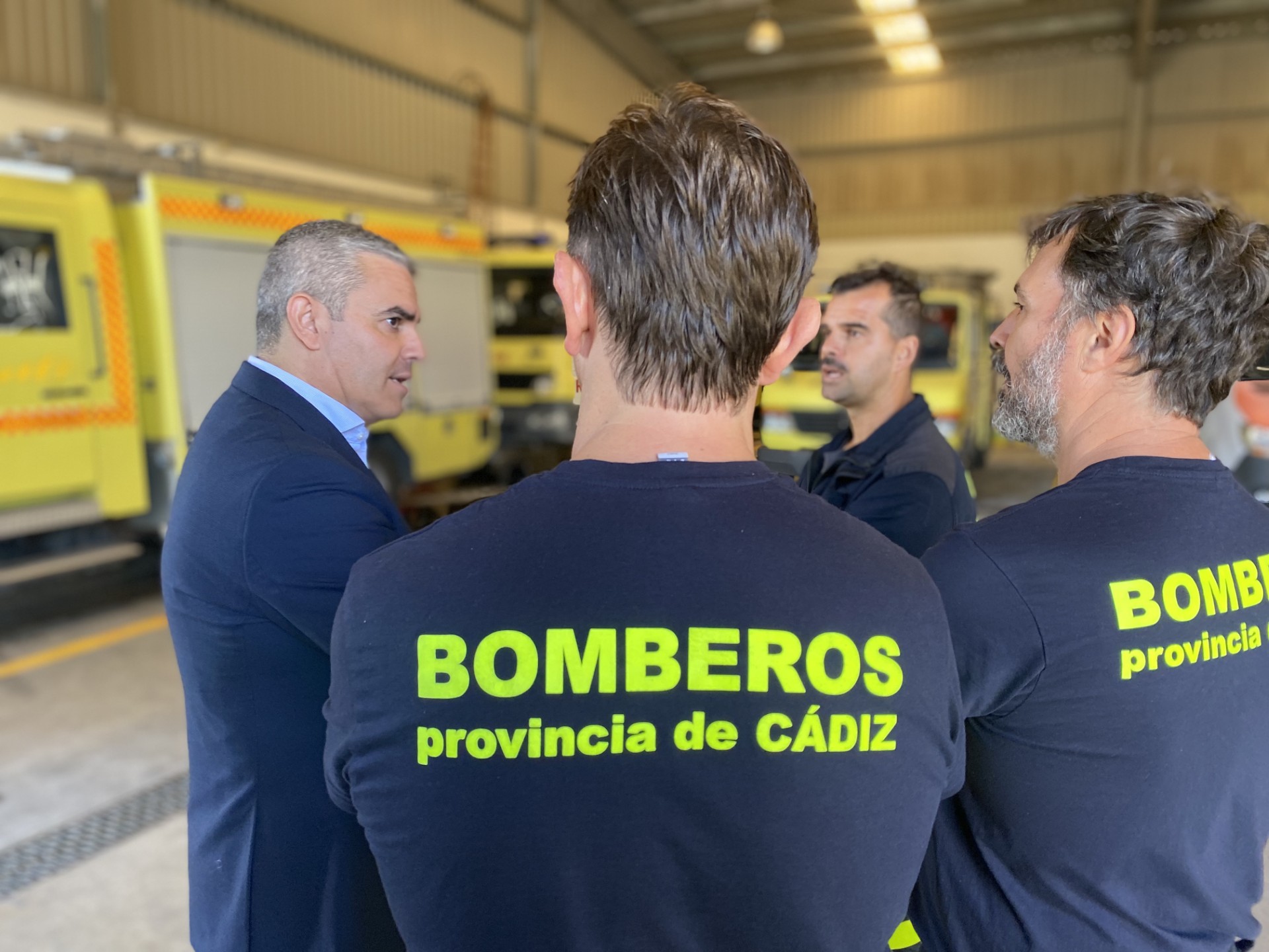 El Consorcio de Bomberos de Cádiz realiza mejoras en las instalaciones del parque de La Línea