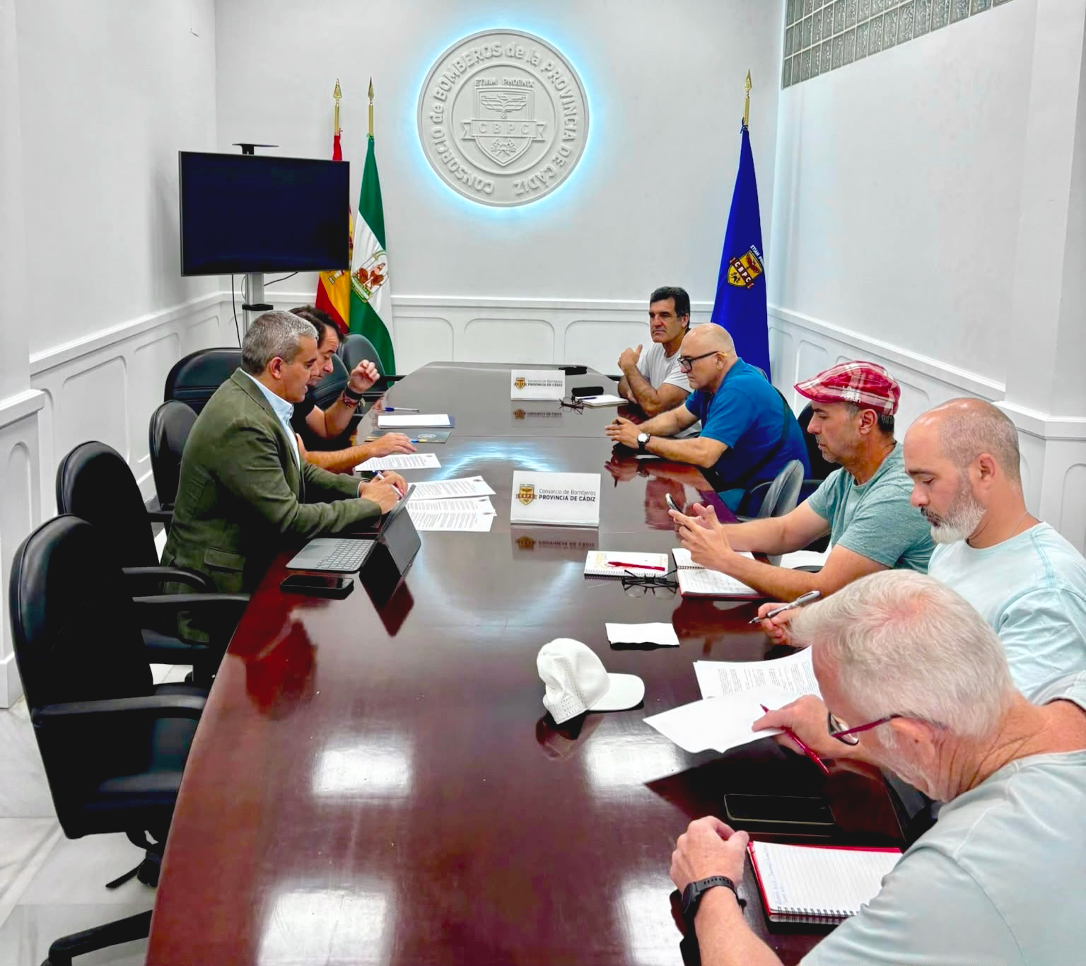 El Consorcio de Bomberos acuerda con la representación social mayoritaria mejorar el procedimiento de superior categoría