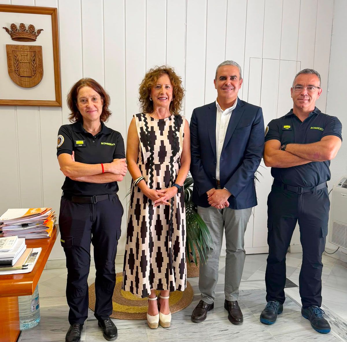 Consorcio de Bomberos y Ayuntamiento de Olvera firman el convenio de cesión de terrenos para el nuevo parque de bomberos