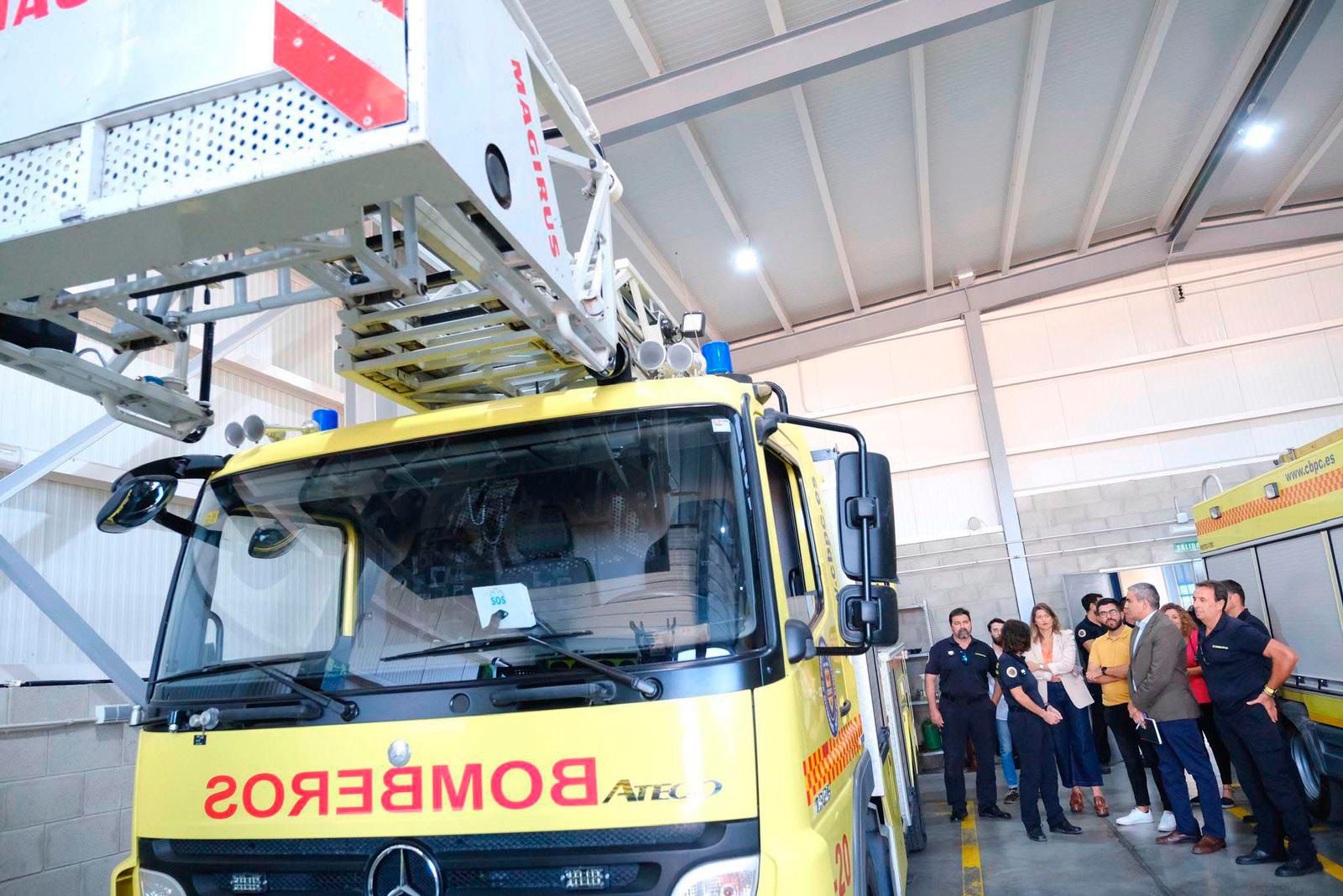 El Consorcio de Bomberos de Cádiz medirá las emisiones de sus vehículos como medida de prevención y salud laboral